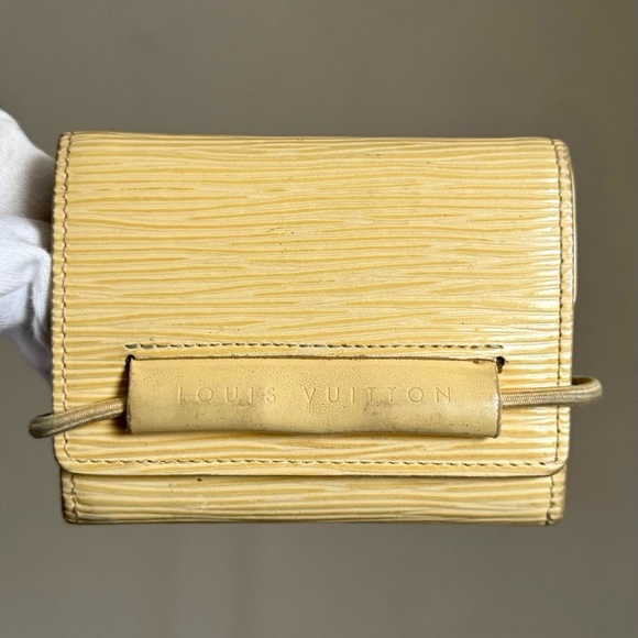 Louis Vuitton Handbags - Louis Vuitton Vanilla Epi Leather Elastique Trifold Wallet